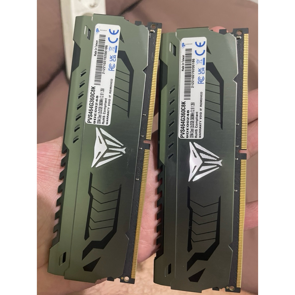RAM DDR4 PATRIOT VIPER 32x2 GB 64GB 3600Mhz
