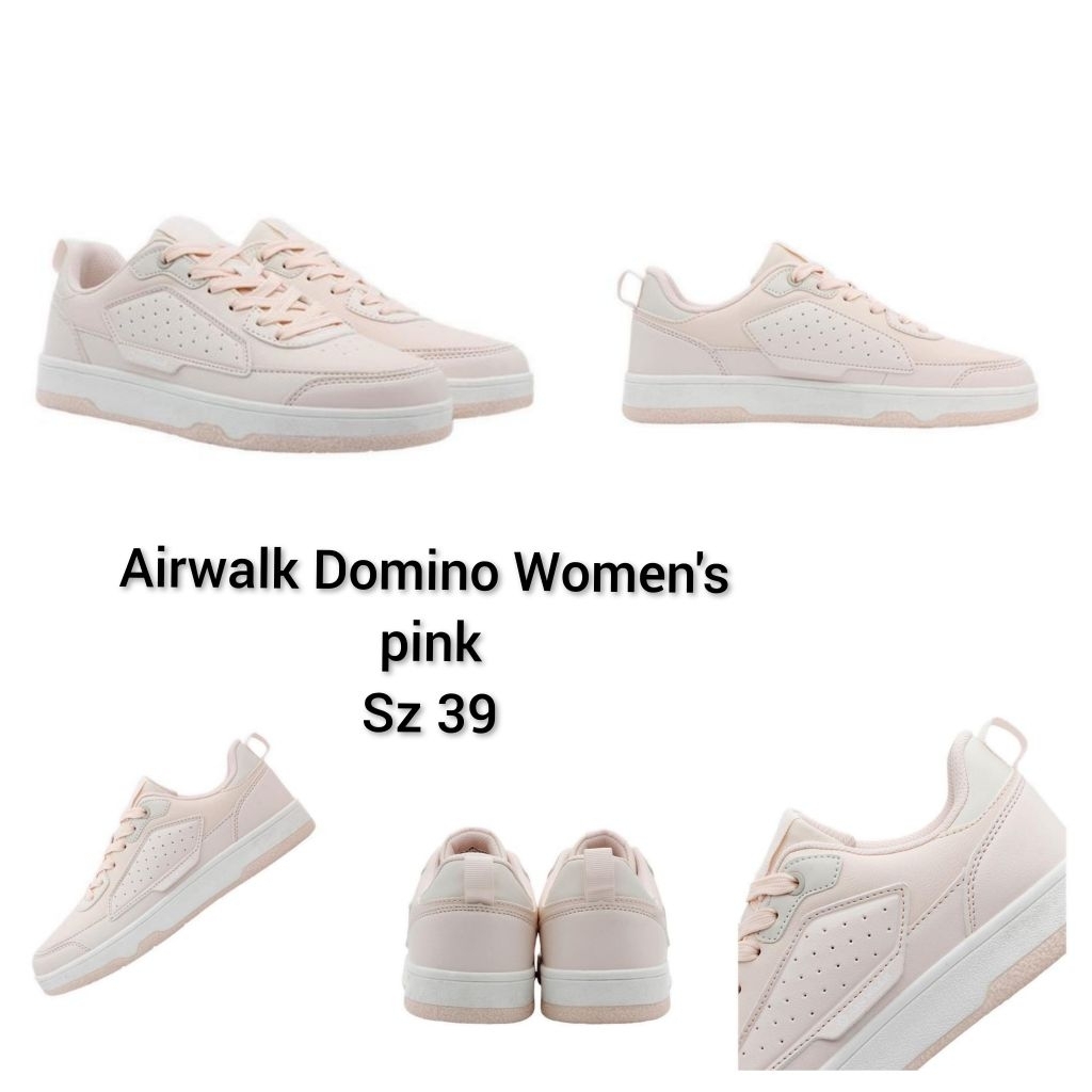 Sneakers wanita sepatu Airwalk original/ Airwalk Domino women's sneakers shoes - pink - 39