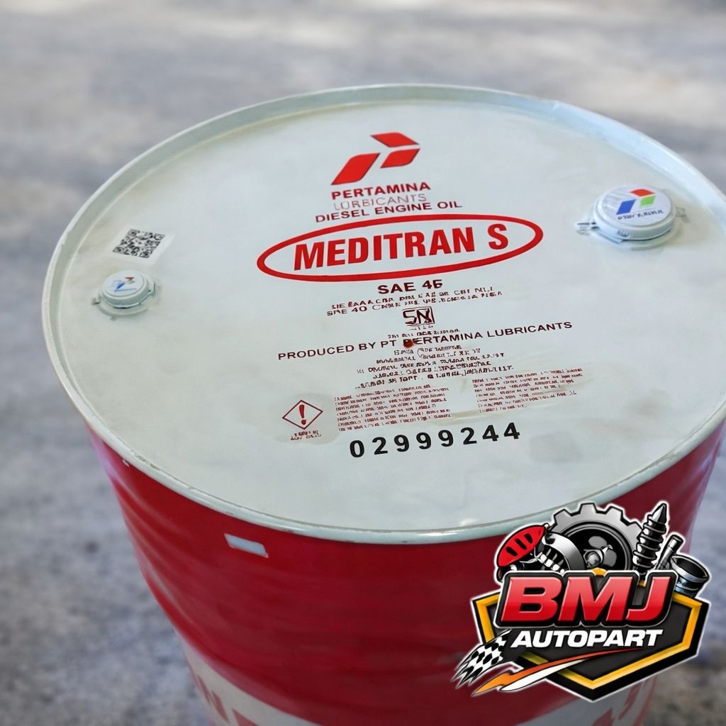 OLI DRUM MEDITRAN S SAE 10W-30 Perdrum 209 liter/ MOHON BACA DESKRIPSI