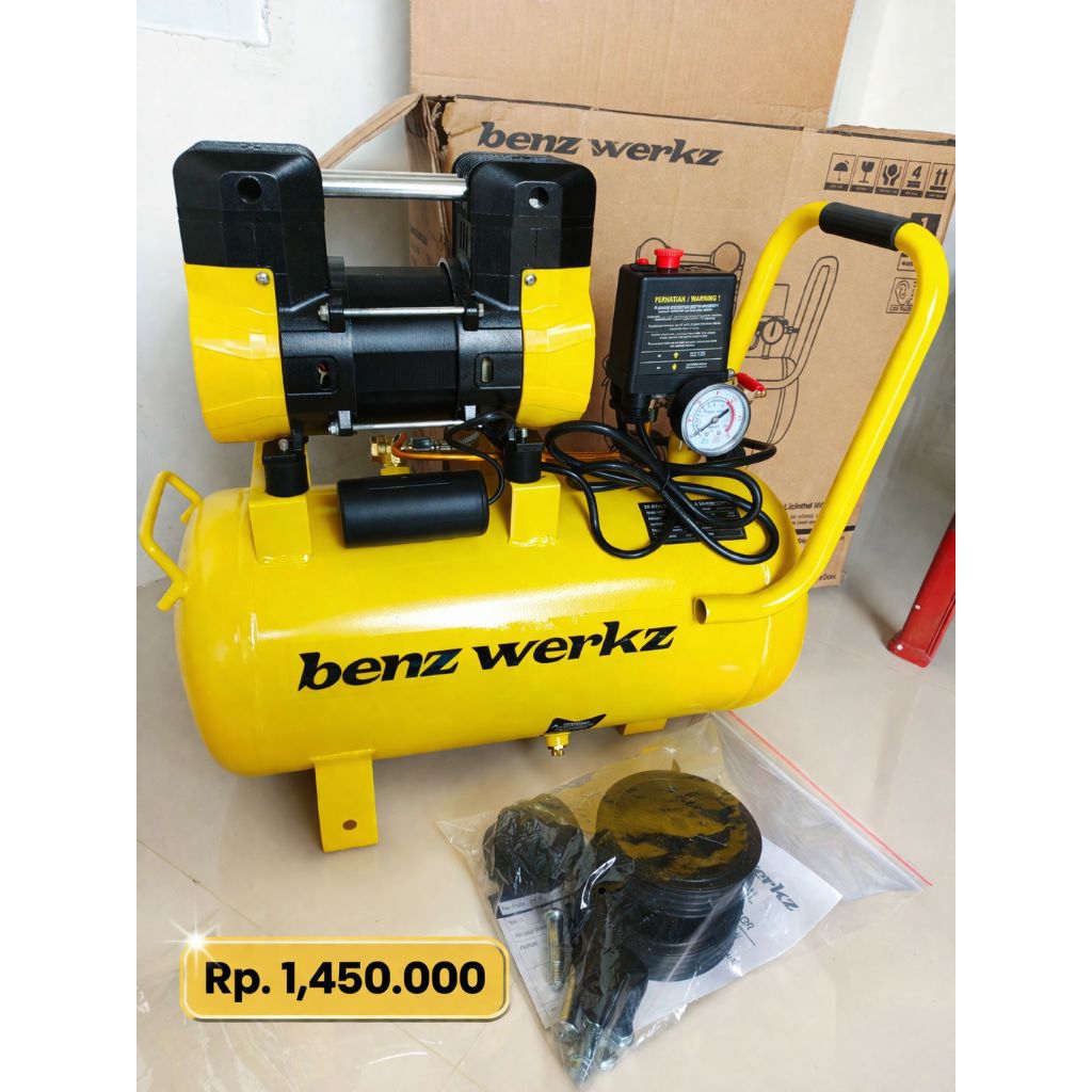 Mesin kompresor 1hp silent portabel