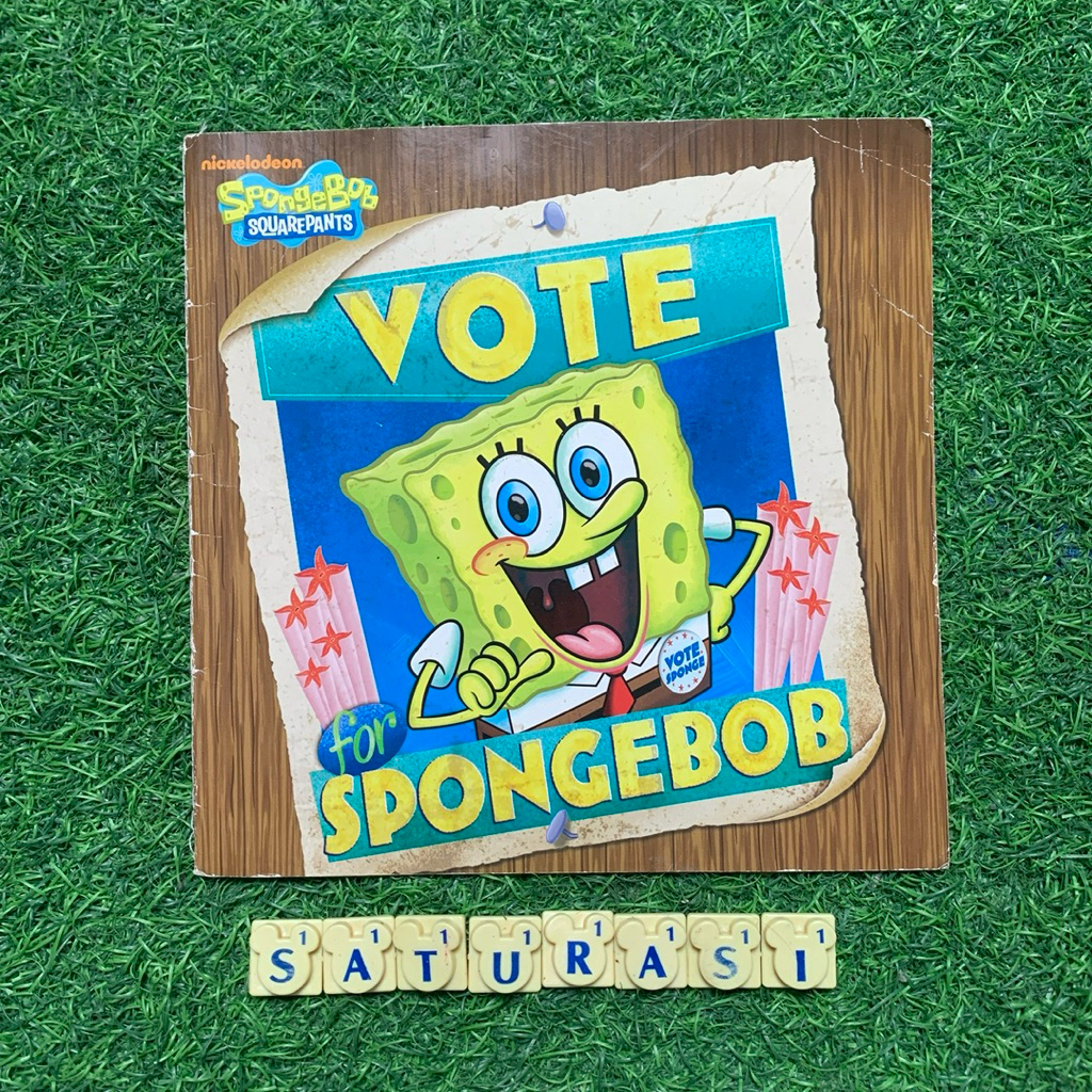 (Saturasi Preloved) SpongeBob SquarePants : Vote - Buku Cerita Anak Import
