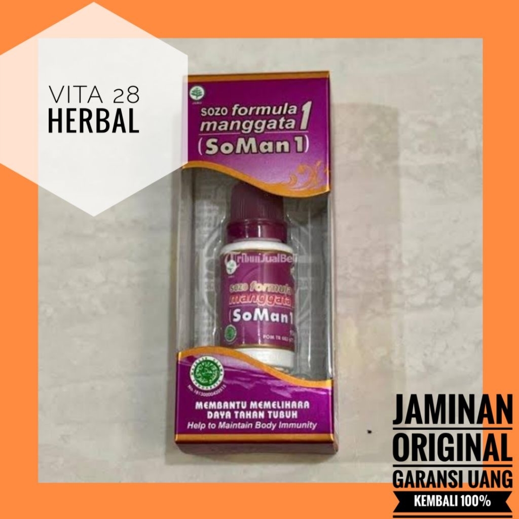 GEBYAR DISKON SALE  | JAMU TETES 15 ML ASLI | SOZO FORMULA MANGGATA 1 | SOMAN 1 PLATINUM HERBAL ALAM