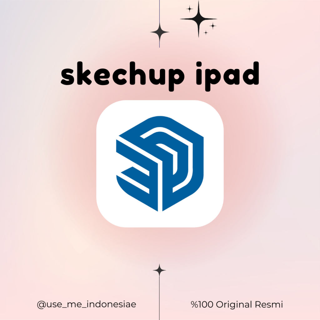 SketchUp for iPad Resmi Original iOS License Full Version - Garansi Update