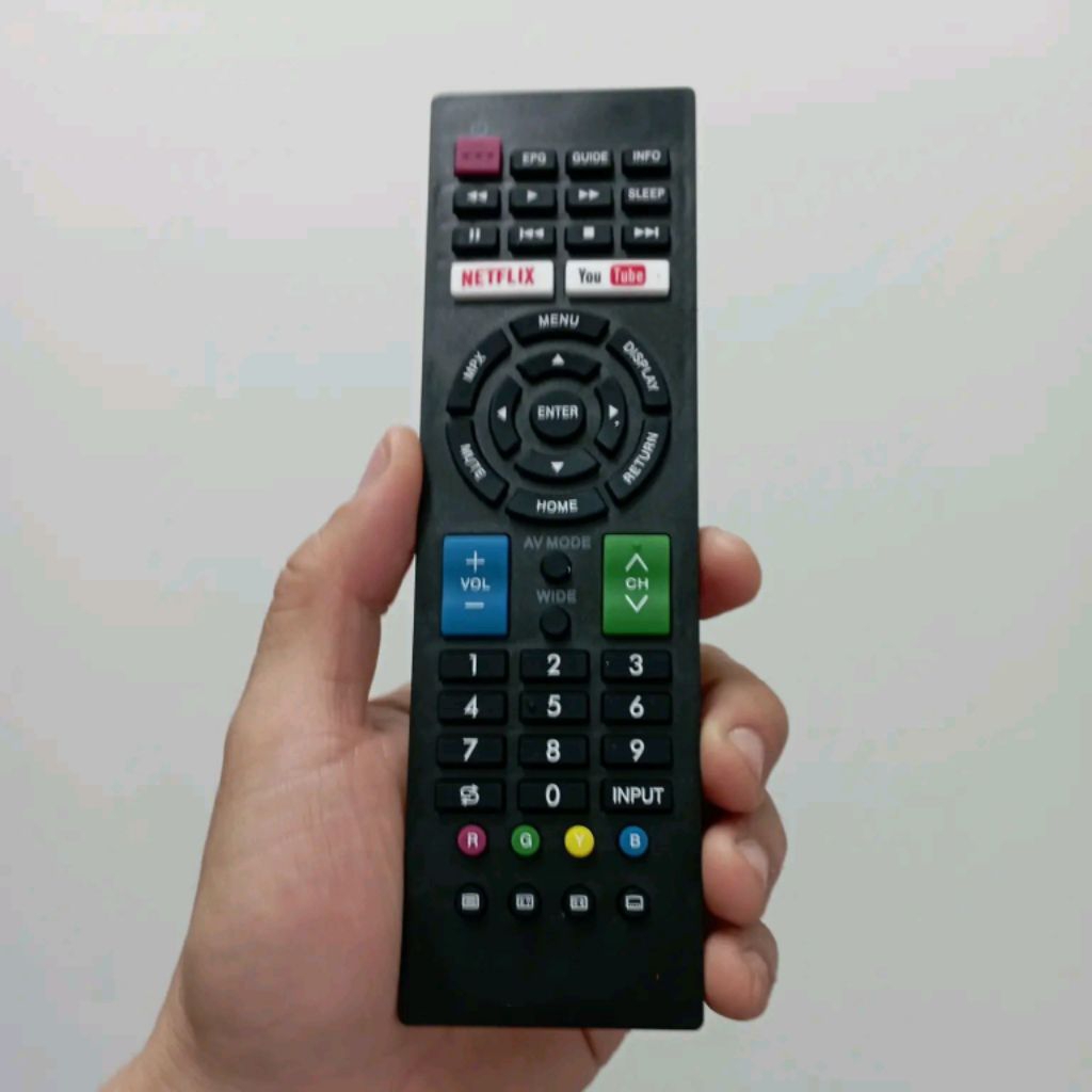 Remote Remot TV Universal Tanpa Setting Sharp 2TC50AE1X 4T-C42AH1X 4T-C50AH8X 4T-C50AH1X 4T-C60AH1X 