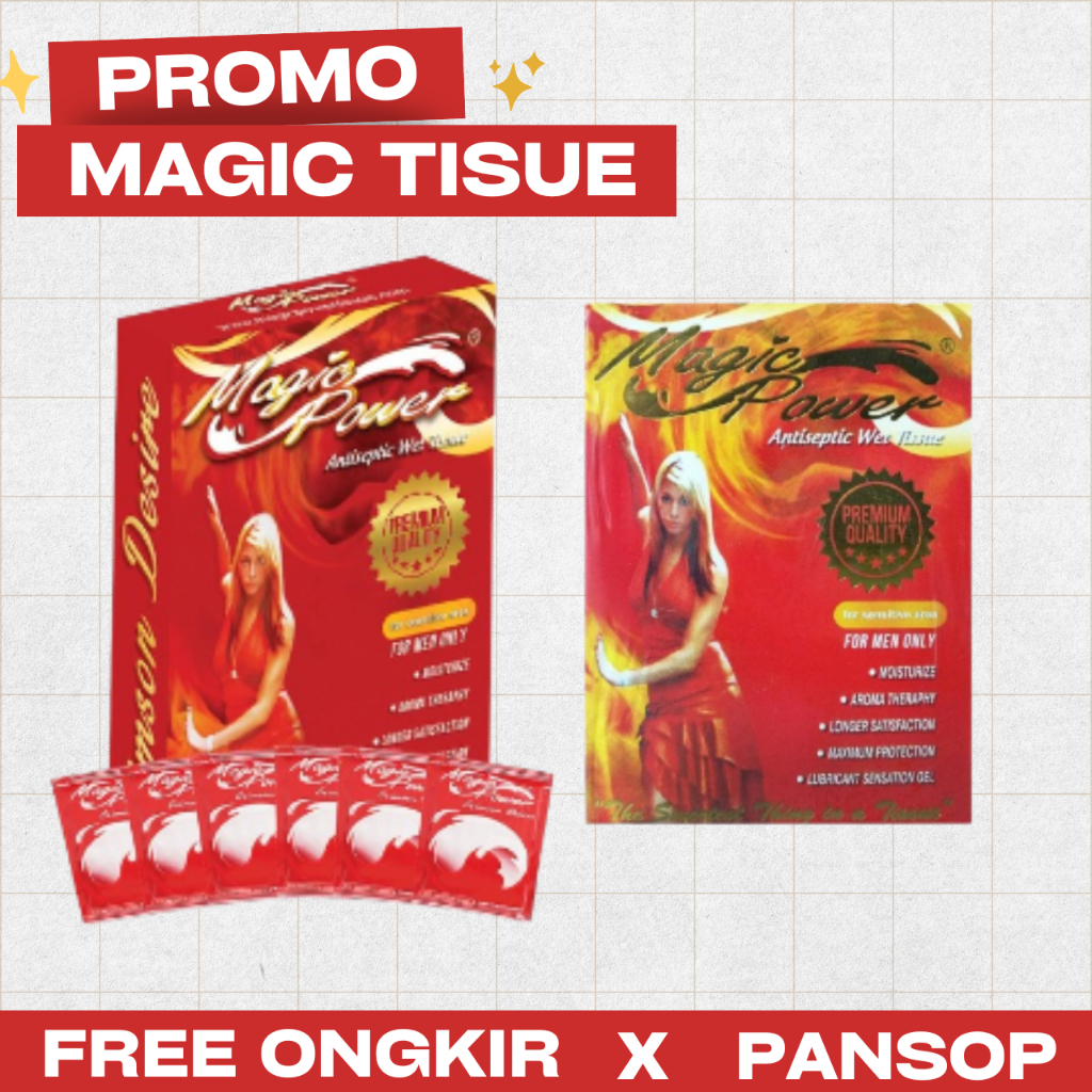 TISU MAGIC POWER MERAH / TISSUE MAGIC POWER / POWER MAGIC RED