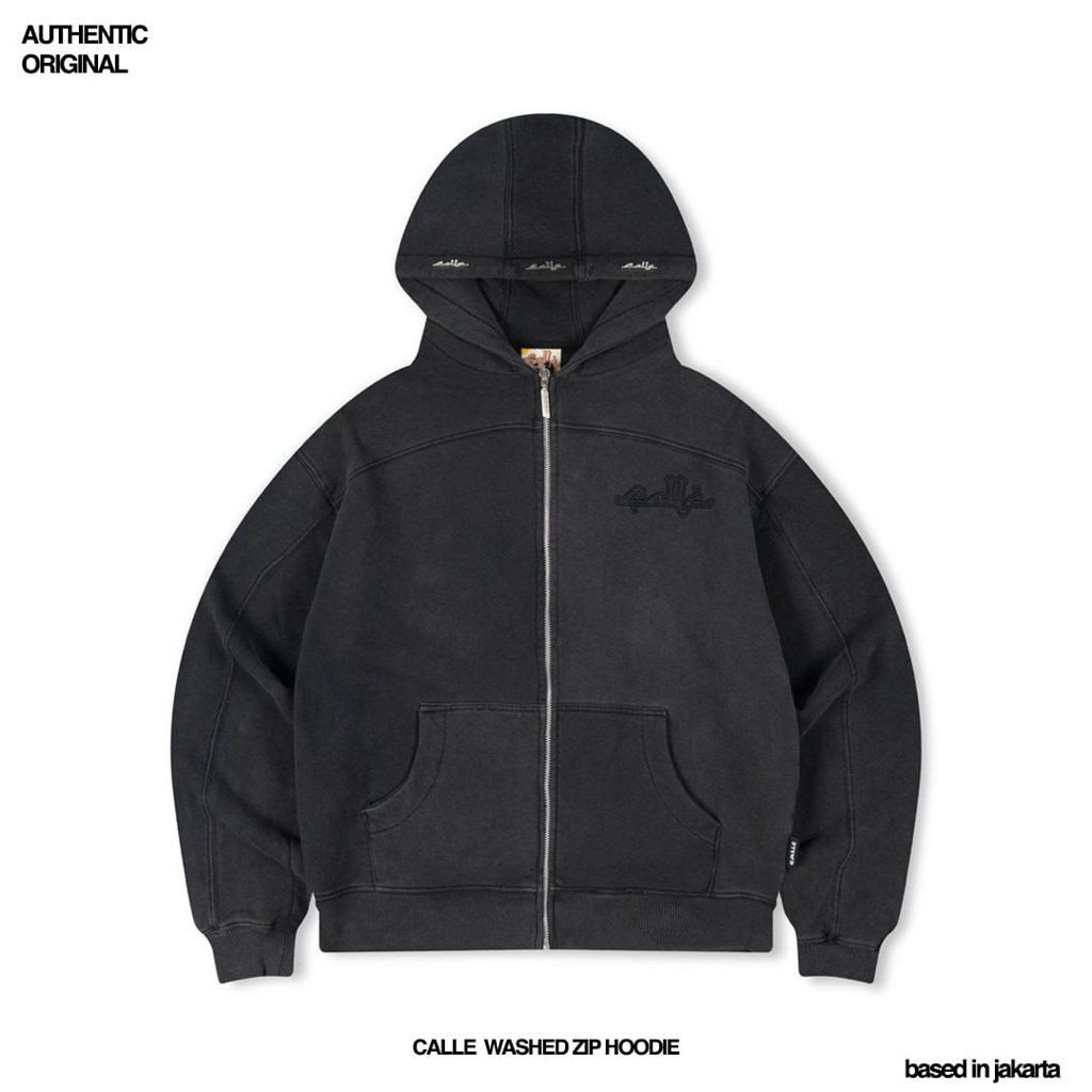 CALLE WASHED ZIP HOODIE [ORIGINAL]