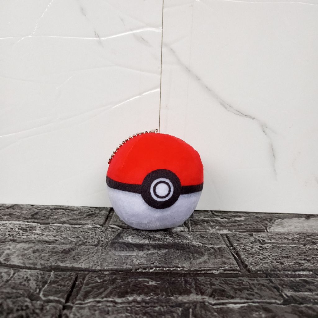 BONEKA POKEMON POKEBALL GANTUNGAN TAS / OFFICIAL MERCHANDISE POKEMON POKEBALL KEYCHAIN TAKARA TOMY P