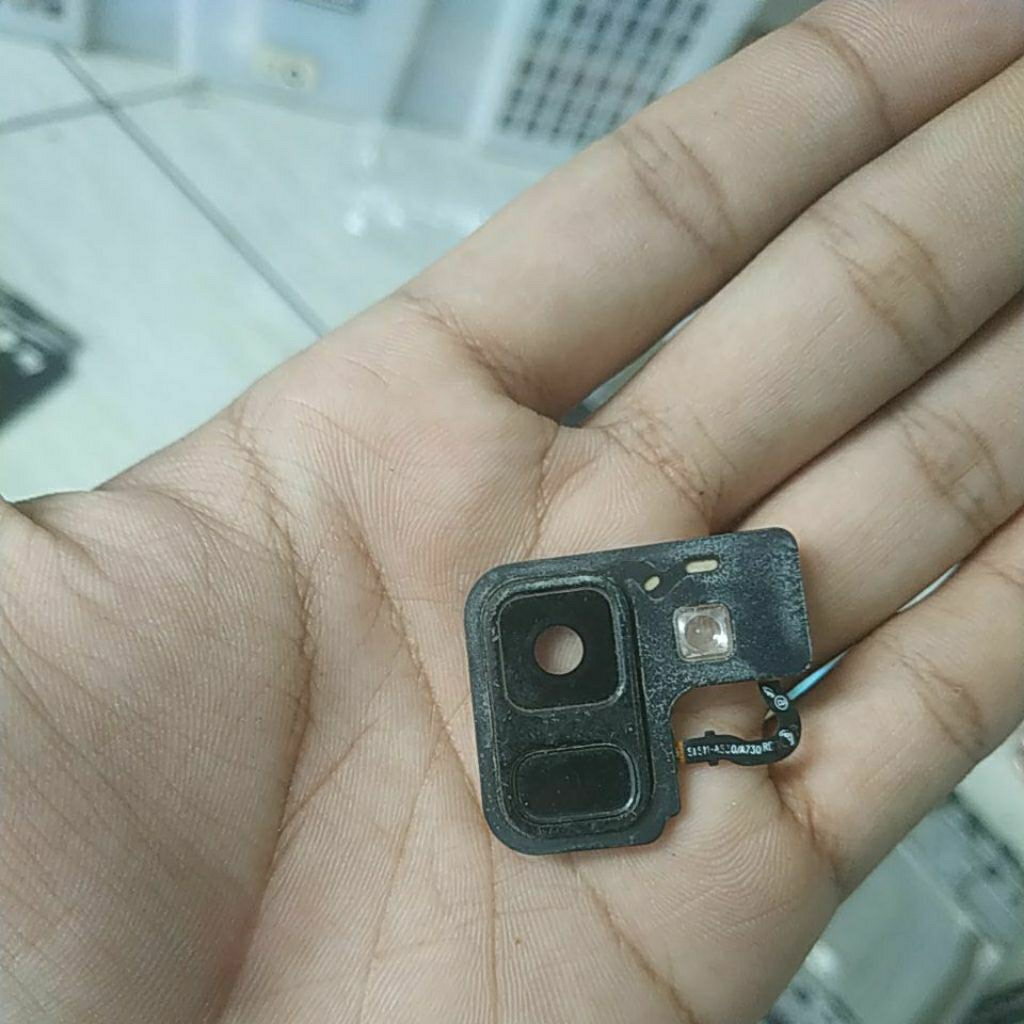 kaca kamera plus fingerprint bekas samsung a8 plus