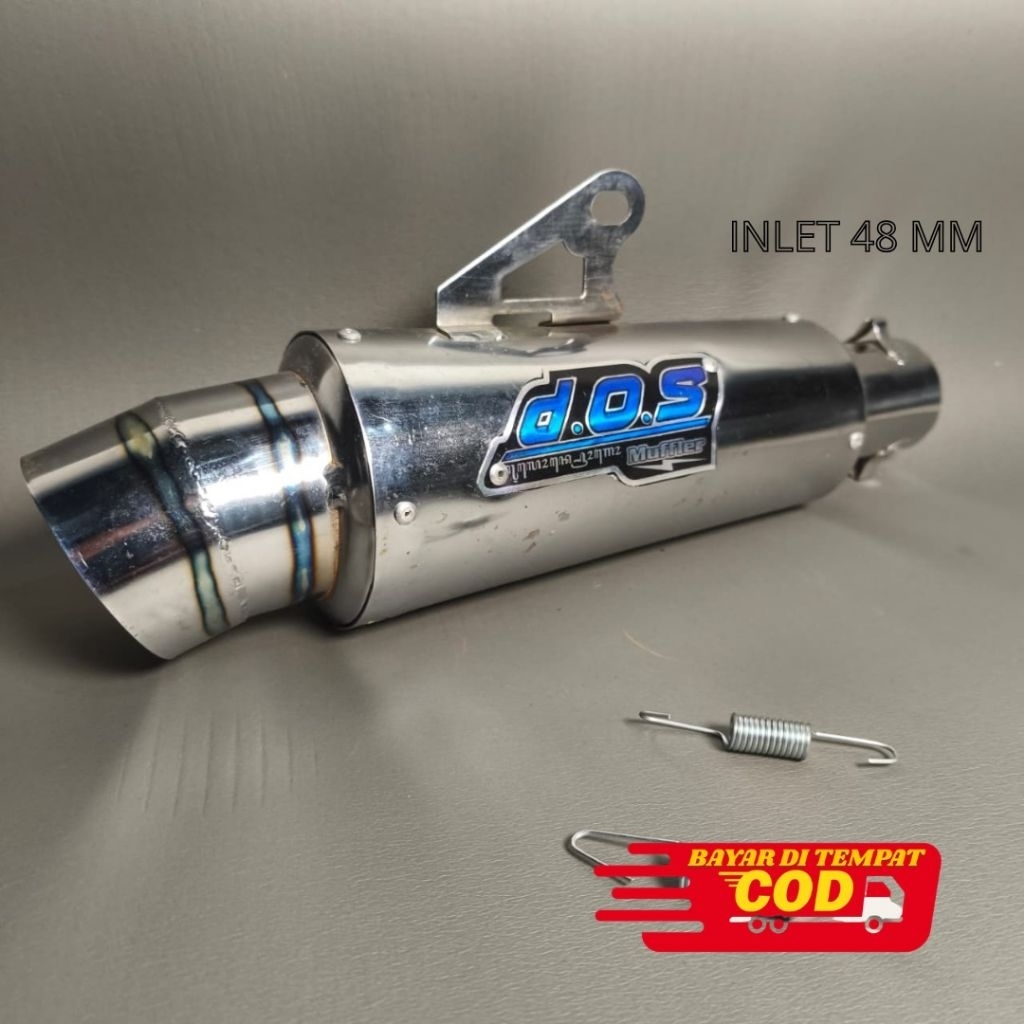 Kenalpot racing DOS satria Fu karbu satria Fu injeksi Jupiter MX old Jupiter MX new/135