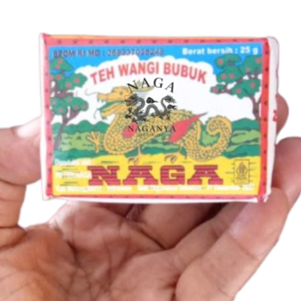CAP NAGA - TEH WANGI BUBUK CAP NAGA ECER SATUAN- Teh Wangi Bubuk Cap Naga pax isi 10 Enak Wangi Hala