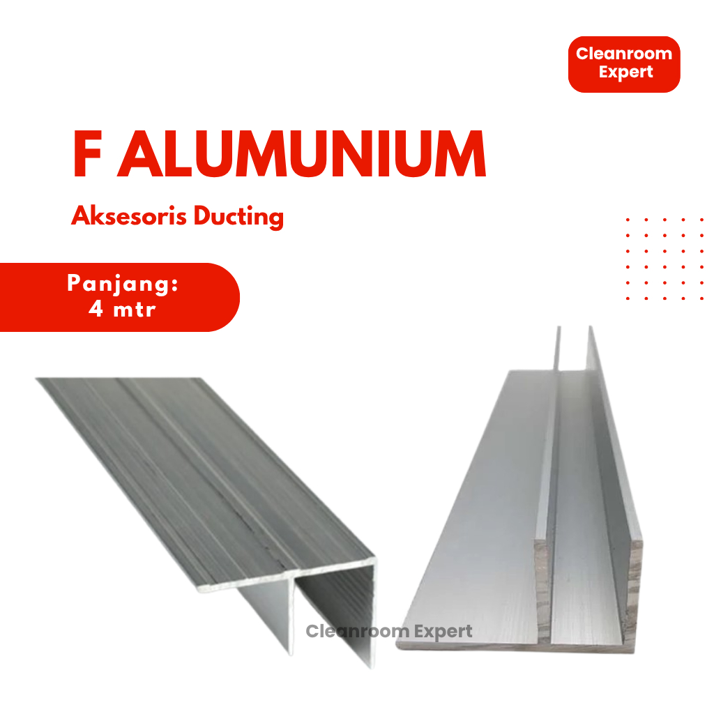 F ALUMUNIUM FLANGES 4M / SAMBUNGAN DUCTING / SAMBUNGAN PU