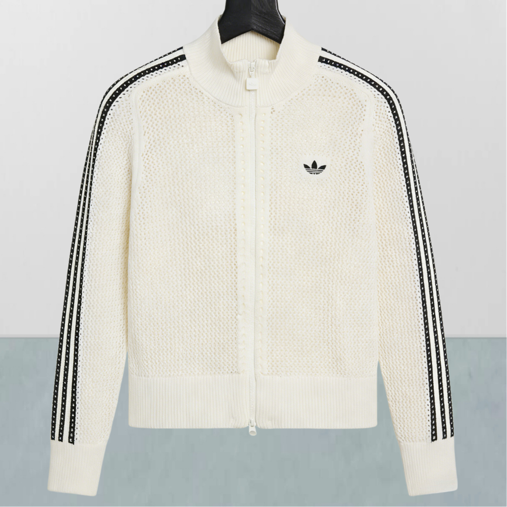 adidas KNITTED CROCHET FIREBIRD TOP Women's Jacket