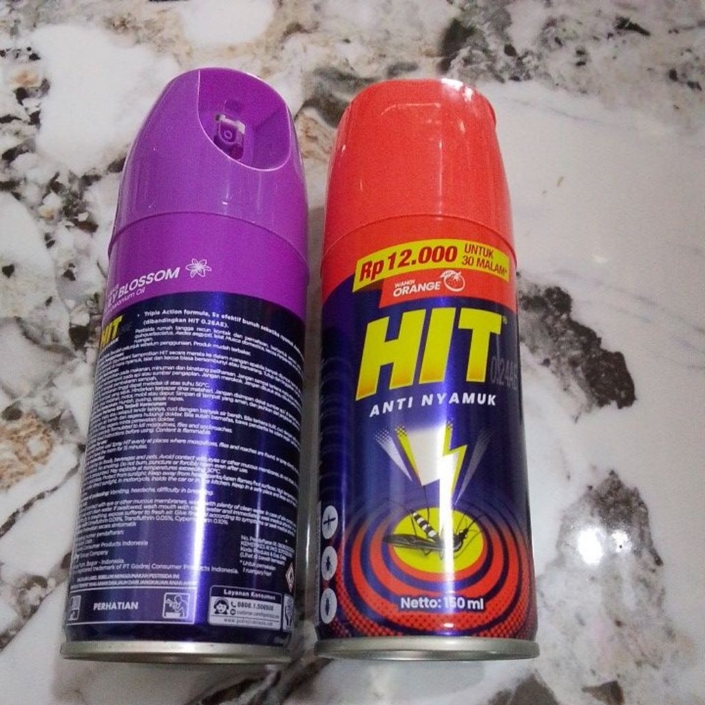 HIT Anti Nyamuk Semprot Obat Nyamuk Ampuh Membunuh Nyamuk Lalat dan Serangga Kemasan 150ml