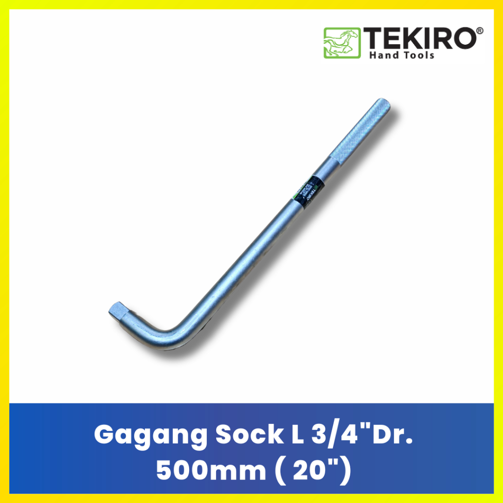 TEKIRO Kunci Sok L 3/4" x 500mm Gagang Sok Besar Untuk Truk & Alat Berat