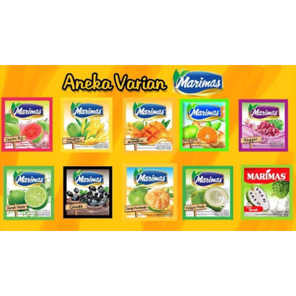 MARIMAS MINUMAN SERBUK ANEKA RASA