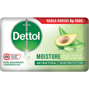 [PAKET 5] DETTOL SABUN BATANG SENSITIVE/INVIGORATE/ALOEVERA  100GR