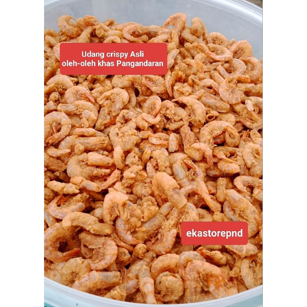 UDANG CRISPY, BABY CRAB, IKAN, CUMI CRISPY oleh-oleh khas Pangandaran - seafood crispy #ekastorepnd