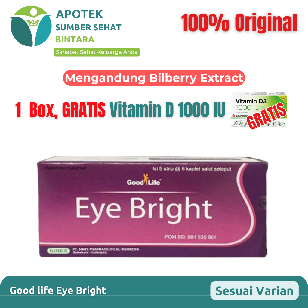 [1 Box] GoodLife Eye Bright - Vitamin Mata