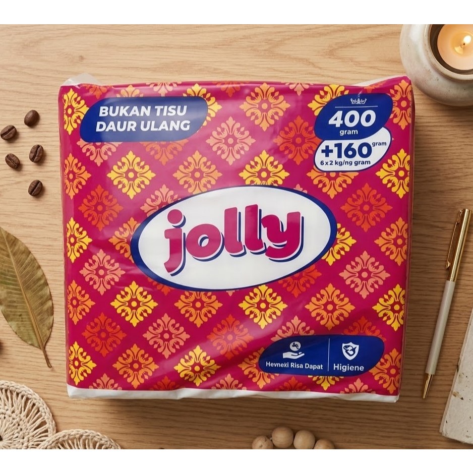 TISU JOLLY / TISU JOLLY 560GR / JOLLY TISU 400+160GR / TISU WAJAH JOLLY