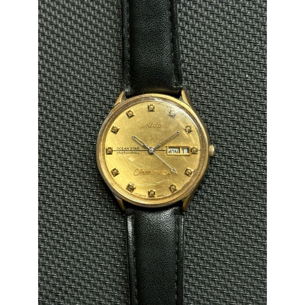 preloved jam tangan mido automatic chronometer vintage langka dresswatch