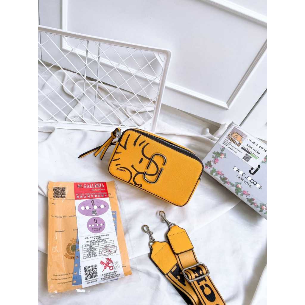 Tas Wanita Ma*c Jac*b Snapshot Snoopy Kode MJ25 Include Box Segel, Muat Hp Import