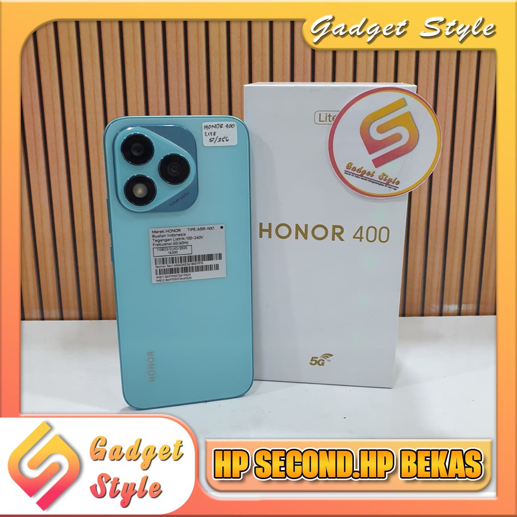 Honor 400 Lite 5G Ram 8 Rom 256GB Second Resmi Gadget Style Store