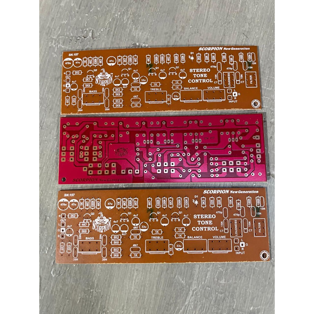 PCB STEREO TONE CONTROL ATAU TONE T