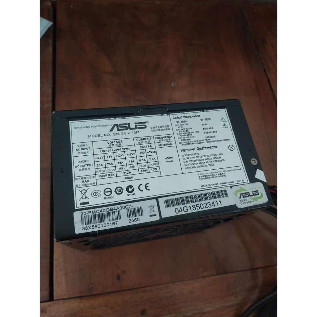 PSU ASUS 450WATT PURE SECOND
