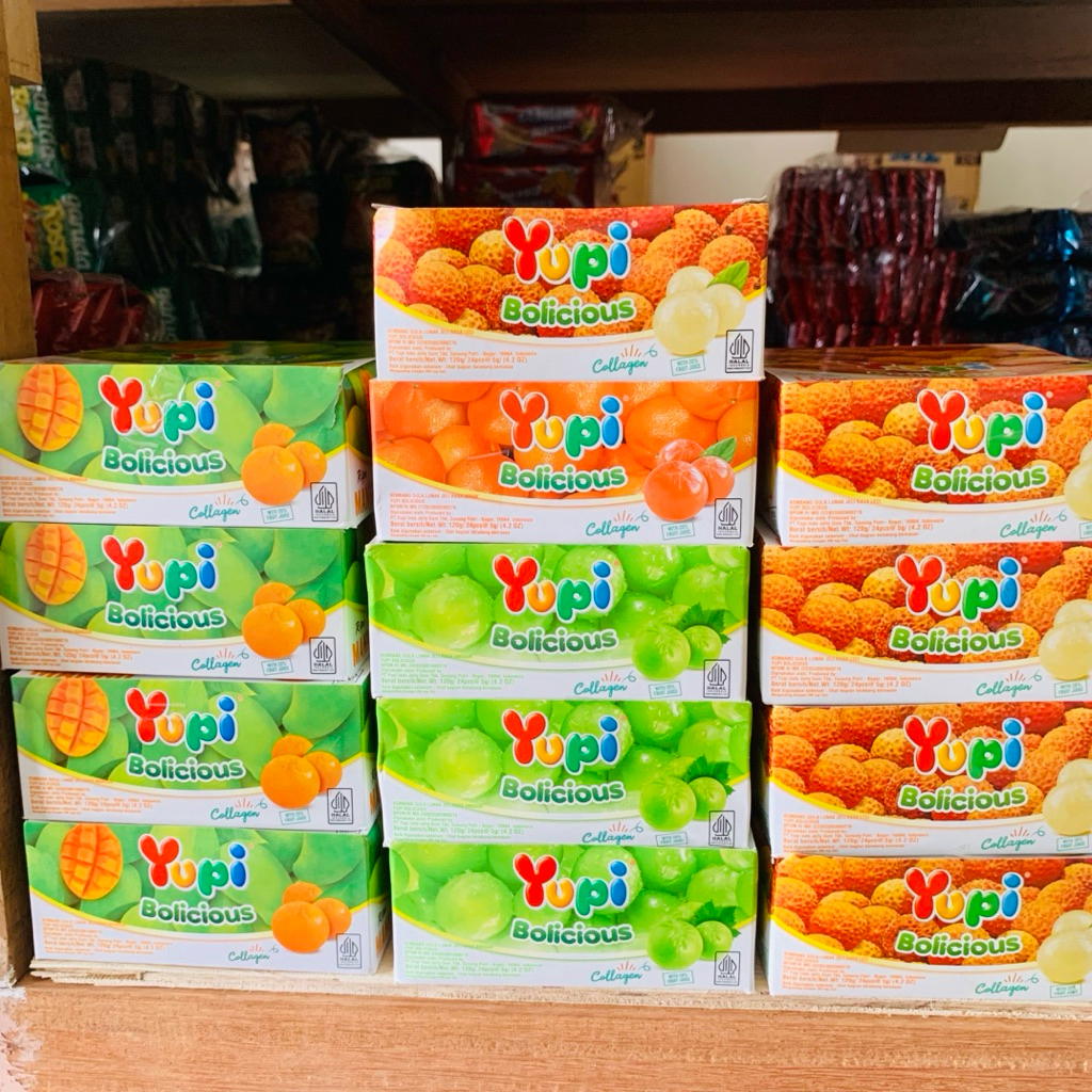 Permen Yupi Bolicious with Collagen Buah