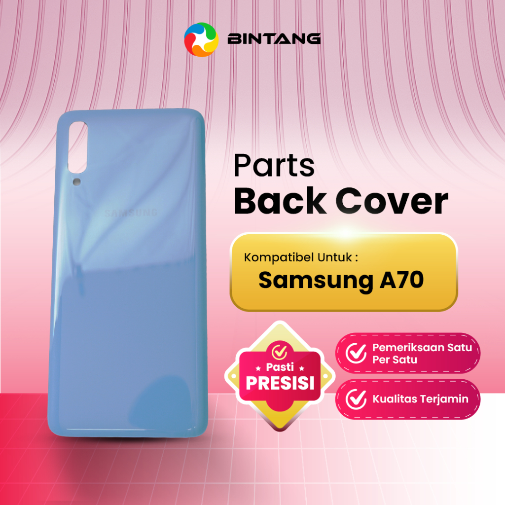 BINTANG Back Cover / Back Door Penutup Belakang Biru for SAMSUNG A70