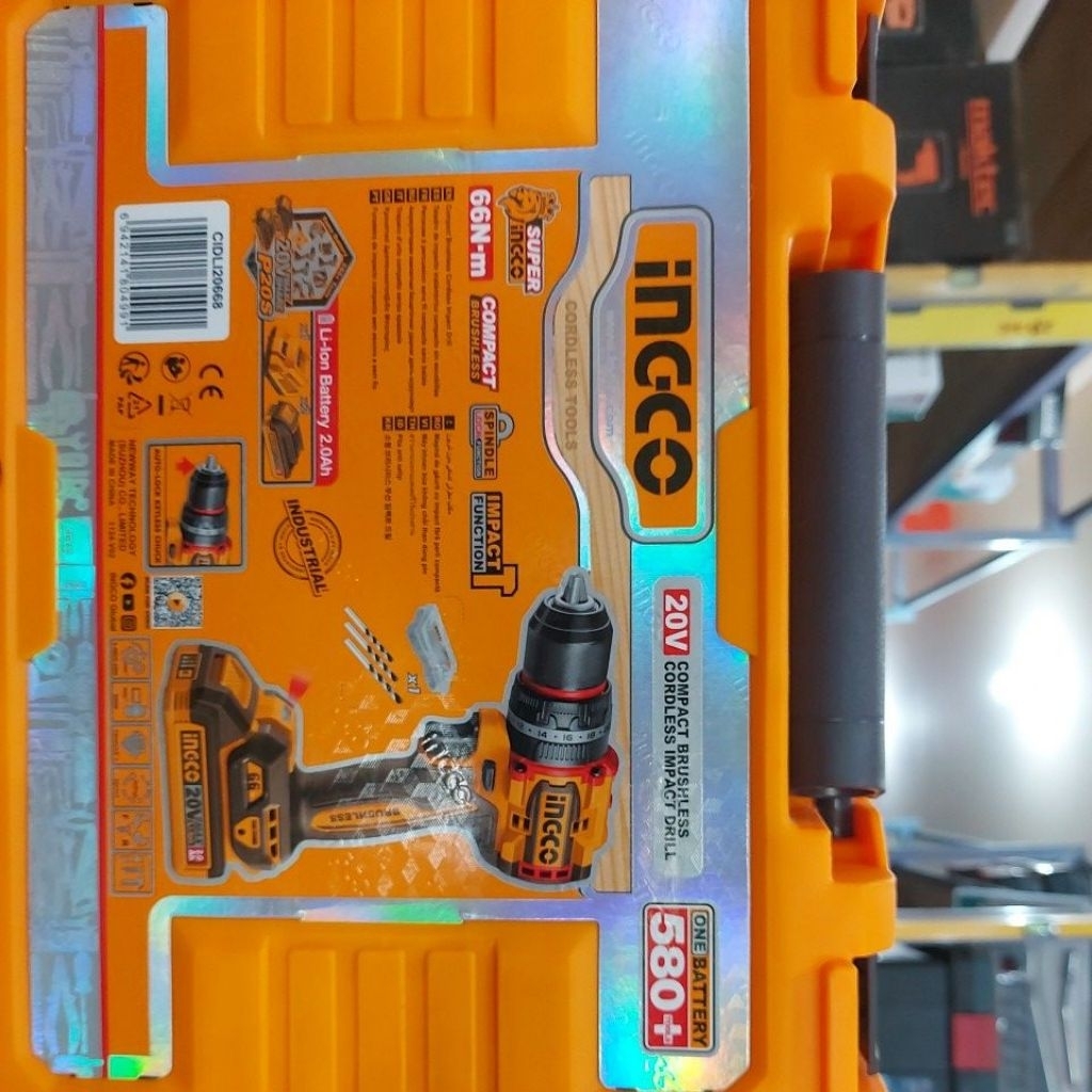 compact brushless cordless impact drill