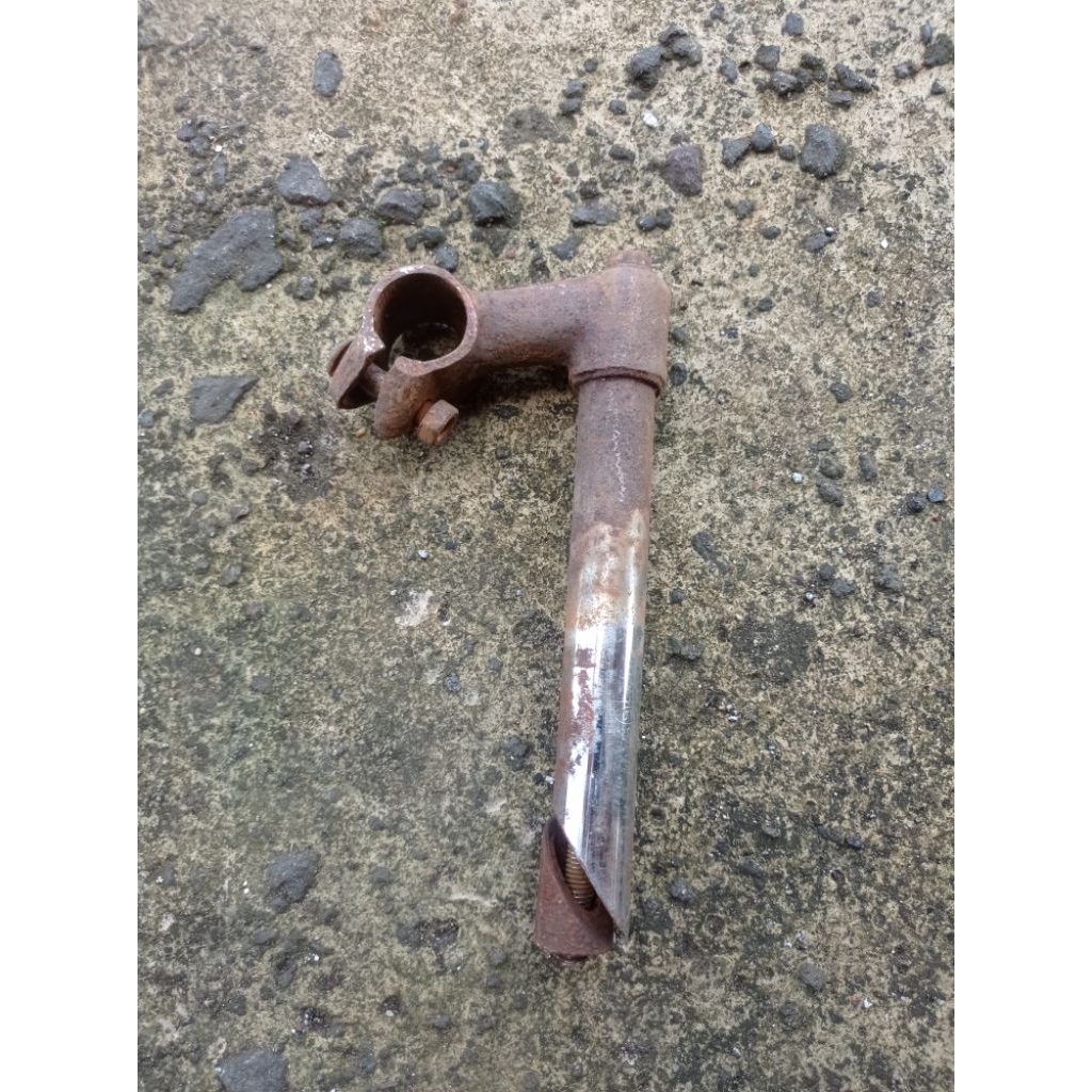 Stem sepeda balap jadul besi antiq