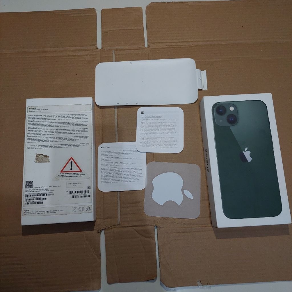 DUS BOX IPHONE 13 GREEN ORI COPOTAN IBOX