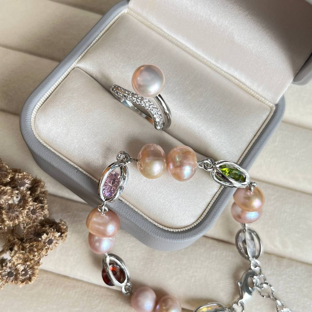 Citra Mutiara Lombok-Mutiara Lombok  | Set Gelang dan Cincin | Mutiara Lombok Asli | Gelang | Mutiar