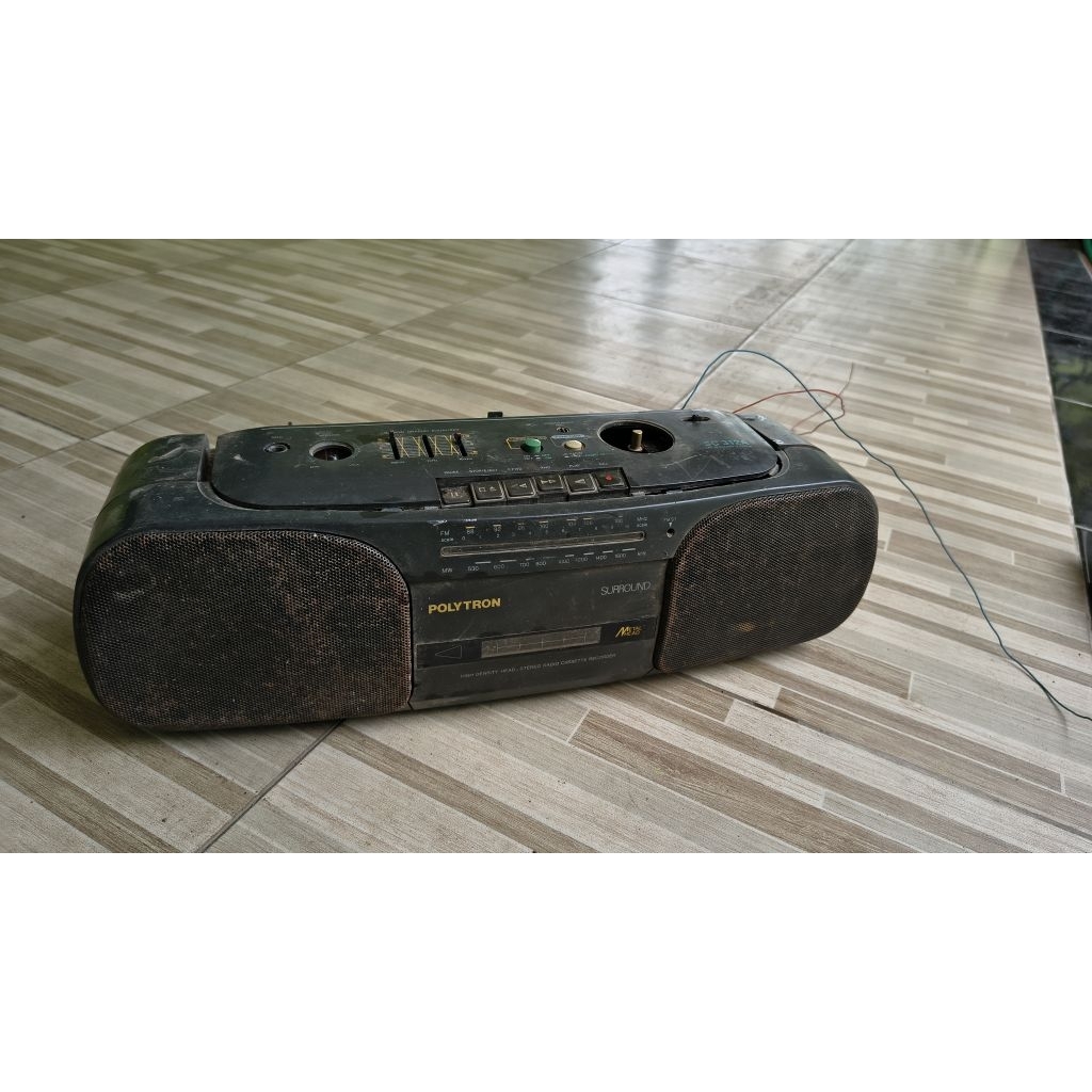 tape radio polytron cosmo bekas mati rusak bekas
