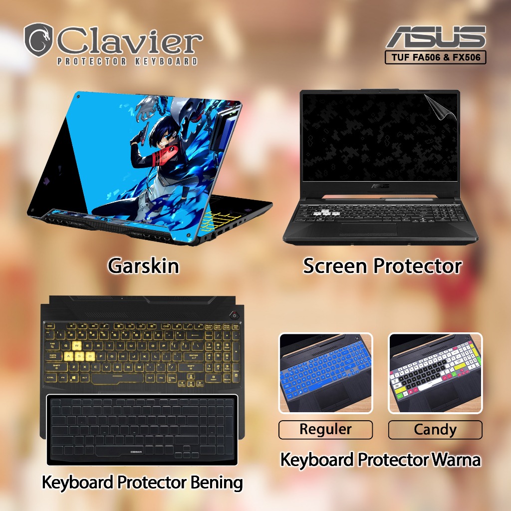 Screen Protector Anti Gores Cover Garskin Laptop Precut Custom Fit Kompatibel untuk Asus TUF Gaming 