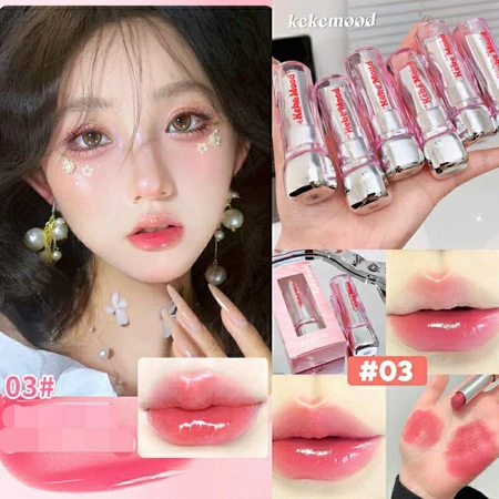 KEKEMOOD Water Lip Glossy Protective Essence Moisturizing LipGloss Lip Gloss Lipstick