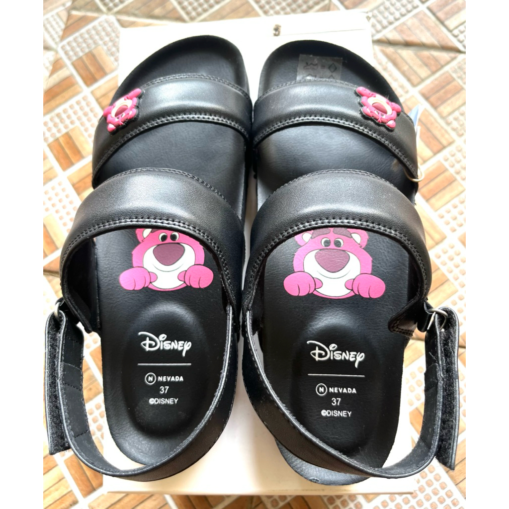 SANDAL SEPATU NEVADA DISNEY HITAM
