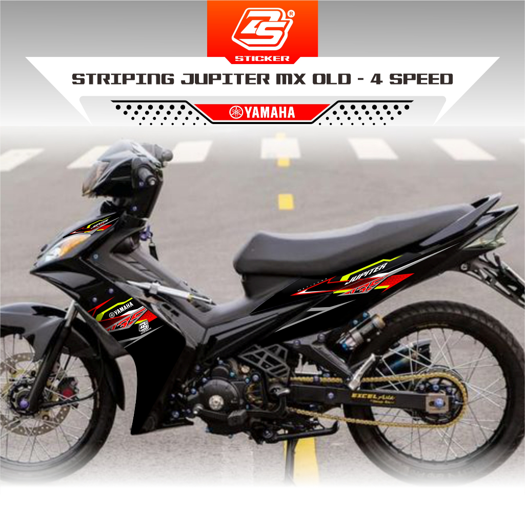 Stiker Jupiter MX Old Striping Yamaha Jupiter MX 135 Lama DS009 DS STICKER