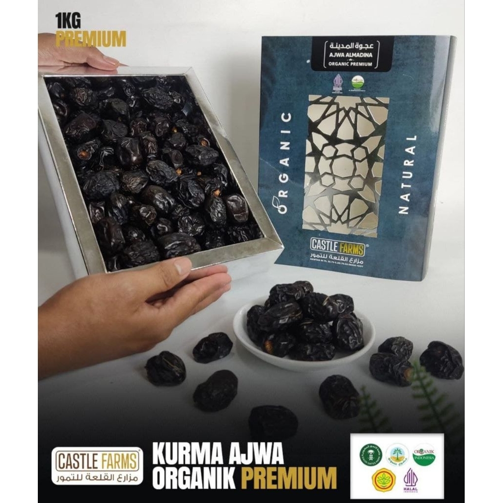 Kurma ajwa organik madinah castle farm