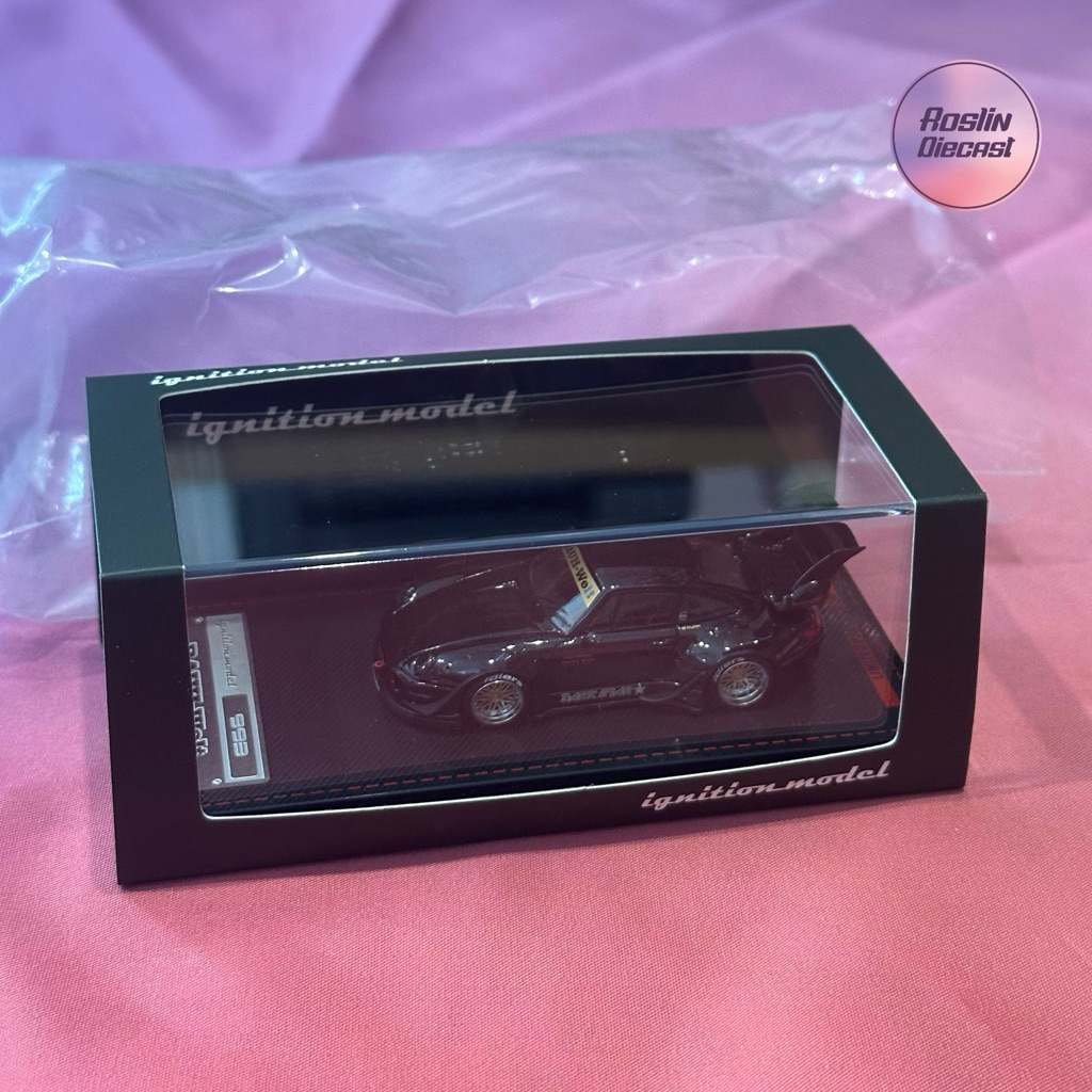 Diecast 1:64 Ignition Model Porsche 911 Rauh-Welt Begriff RWB 993 Black IG3870