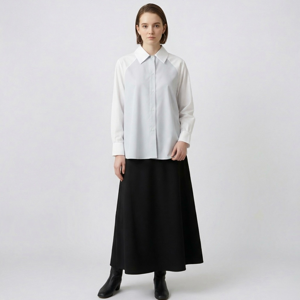 Itang Yunasz RTW - Rilene Round Stripe Blouse Light Green