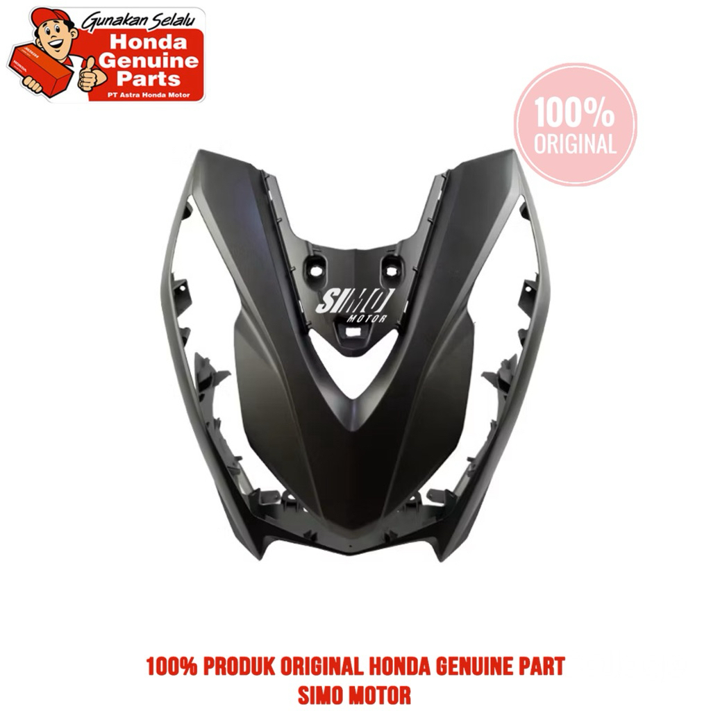 Tameng Panel Dasi Beat Deluxe LED Gen 1 64301 K1A N00MGB Hitam Doff