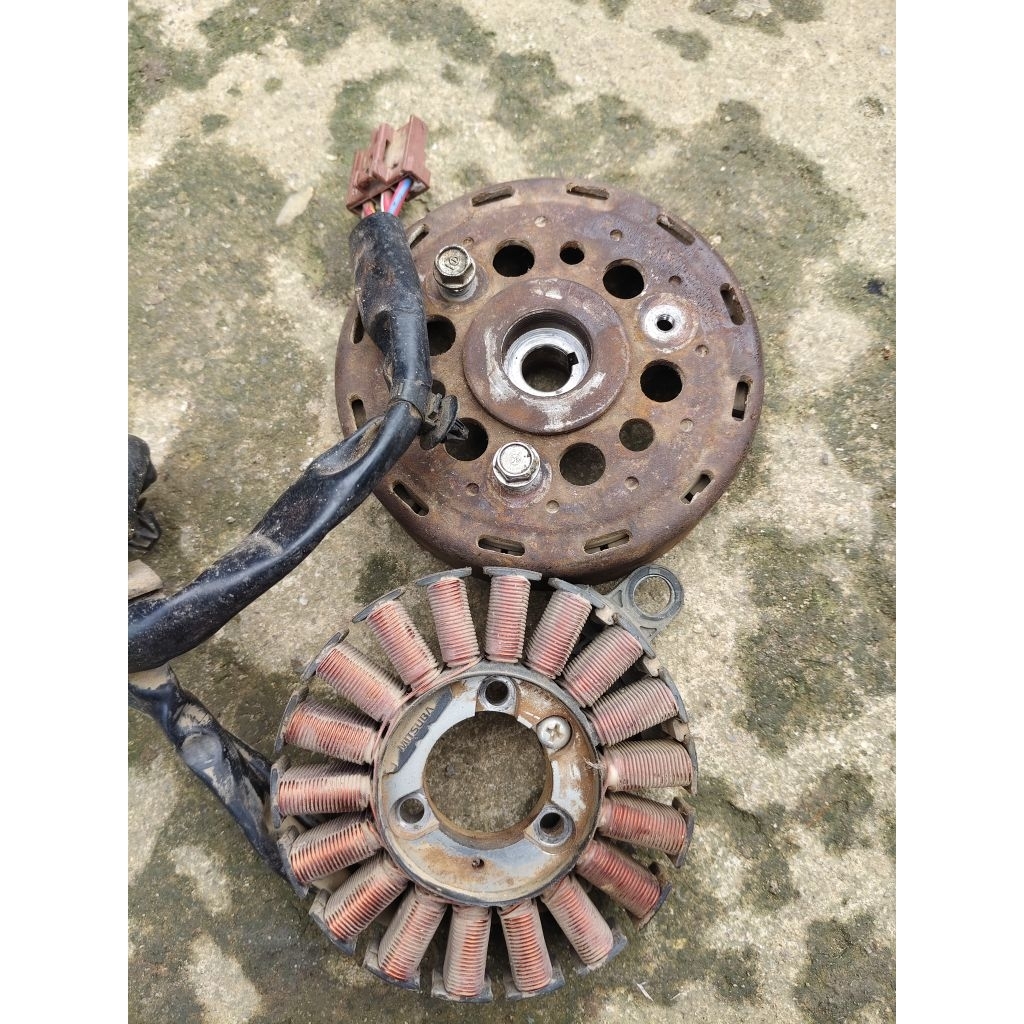 SPUL MAHNET HONDA BEAT DELUX TAHUN 2020-2024 ORIGINAL BEKAS COPOTAN MOTOR