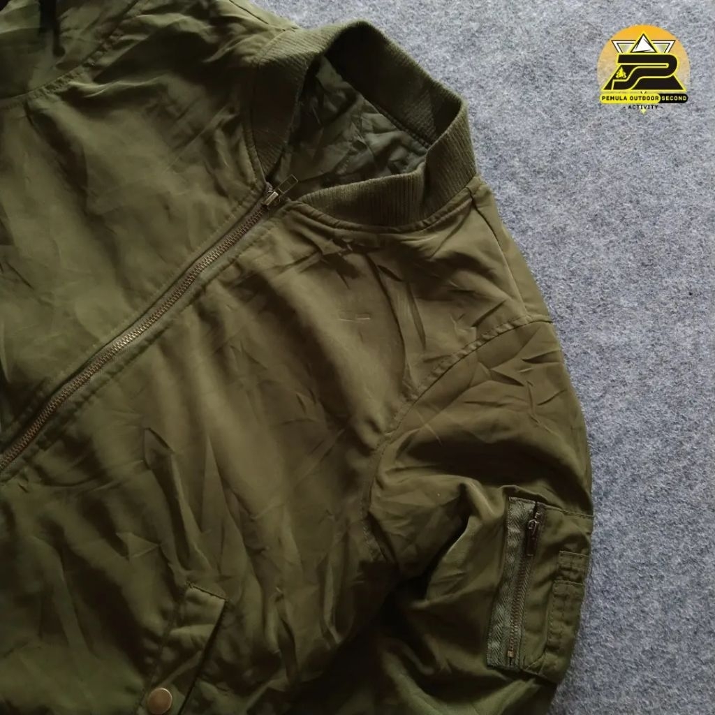 Jacket Kids Second BOMBER* Army