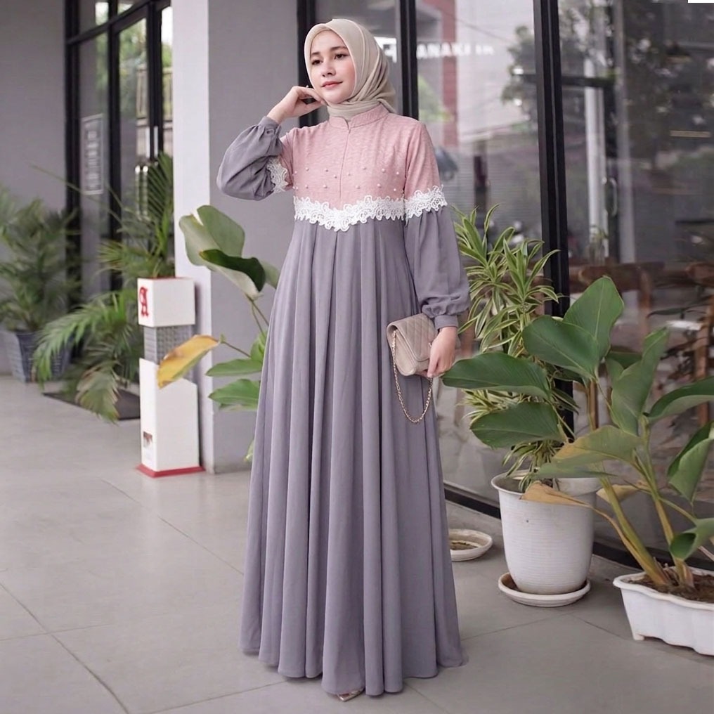 Gamis Wanita Larissa Maxy Dress Muslim