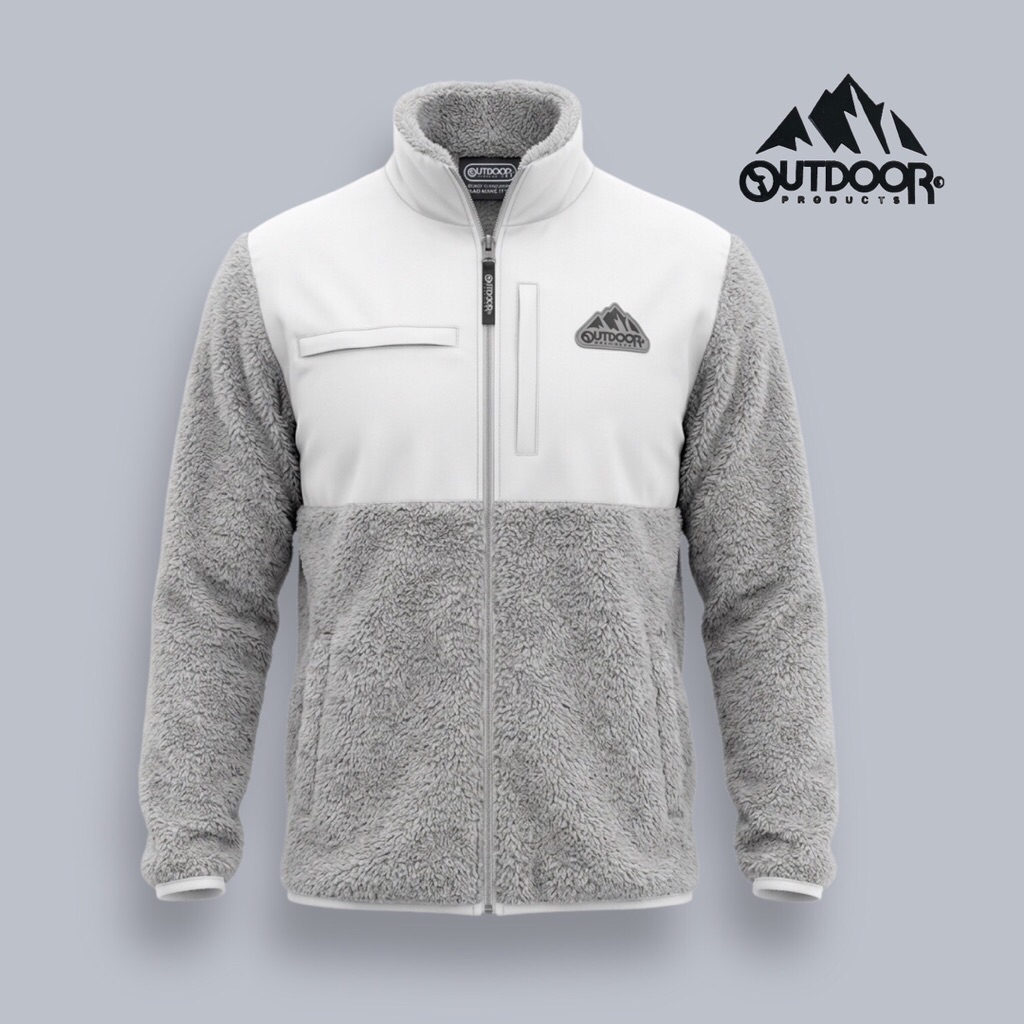 Jaket Winter Brand OUTDOOR PRODUCTS Poliestero Sherpa Kombinasi