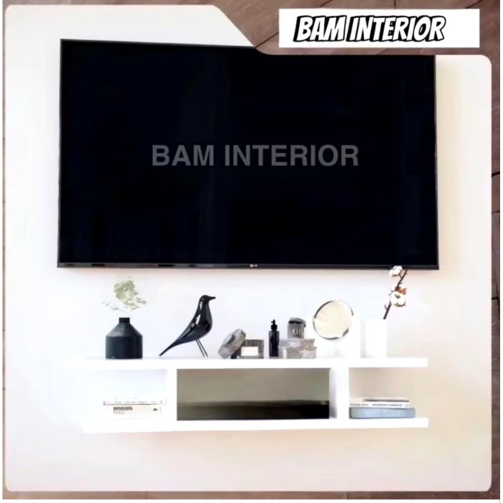 Rak Tv minimalis Dinding Rak TV Tempel 80 Meter
