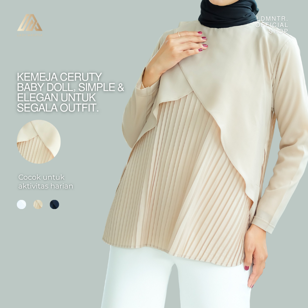 LD.MNTR Tunic Plisket Premium Gilvi