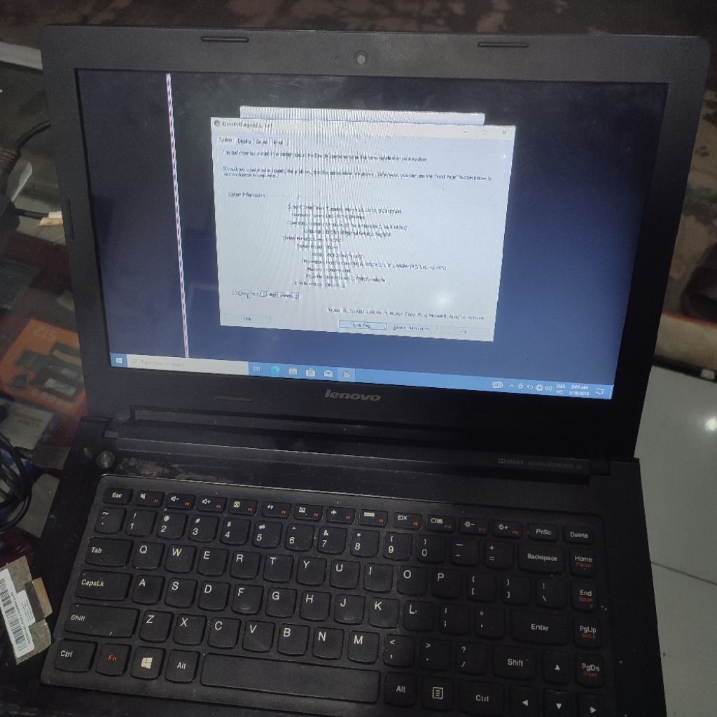 Casing Laptop Lenovo G400S Lecet Pemakaian no repair